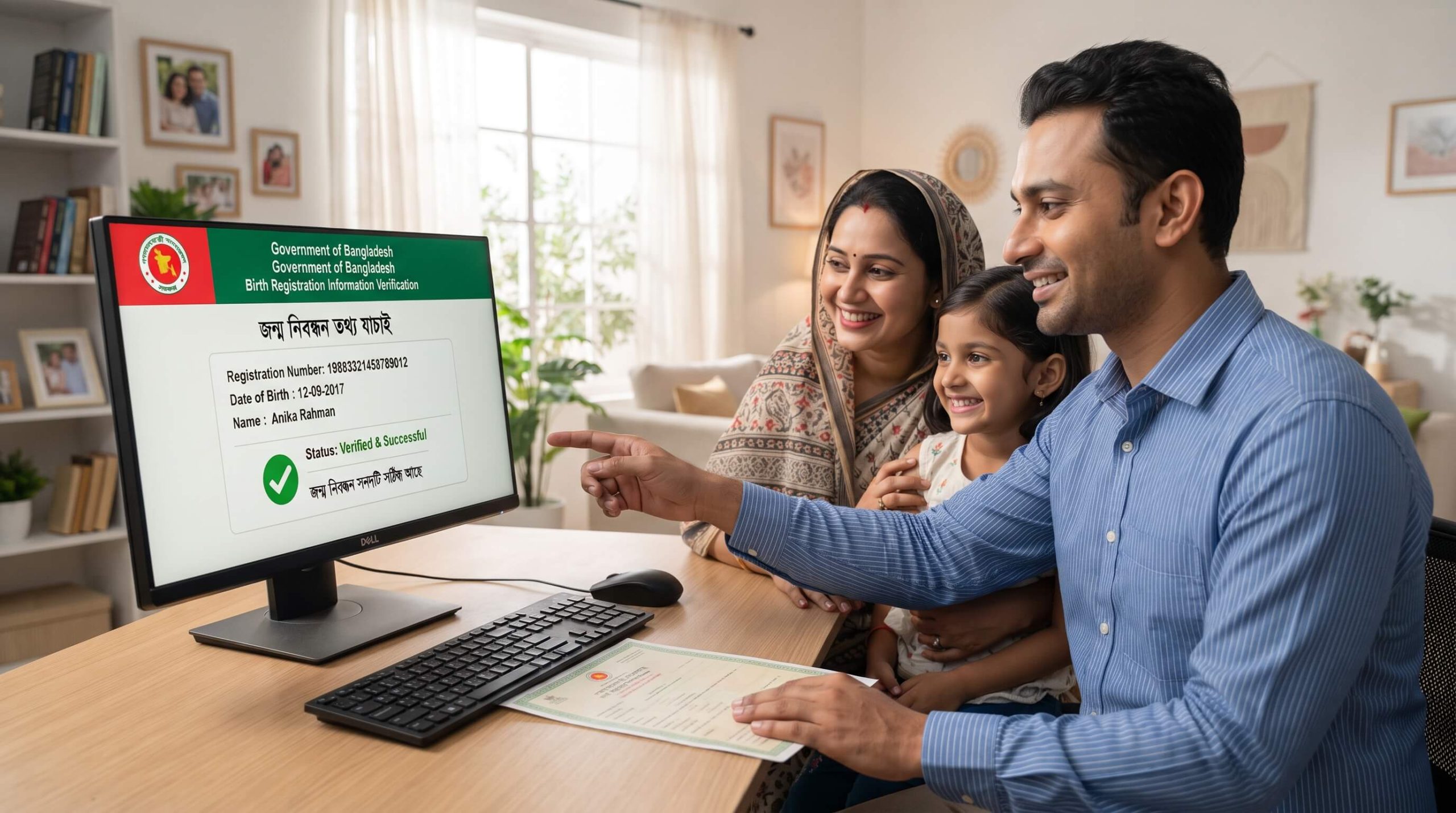 অনলাইন জন্ম নিবন্ধন যাচাই ডাউনলোড