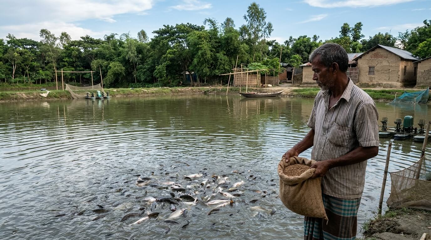 দেশীয় মাছের মিশ্র চাষ পদ্ধতি