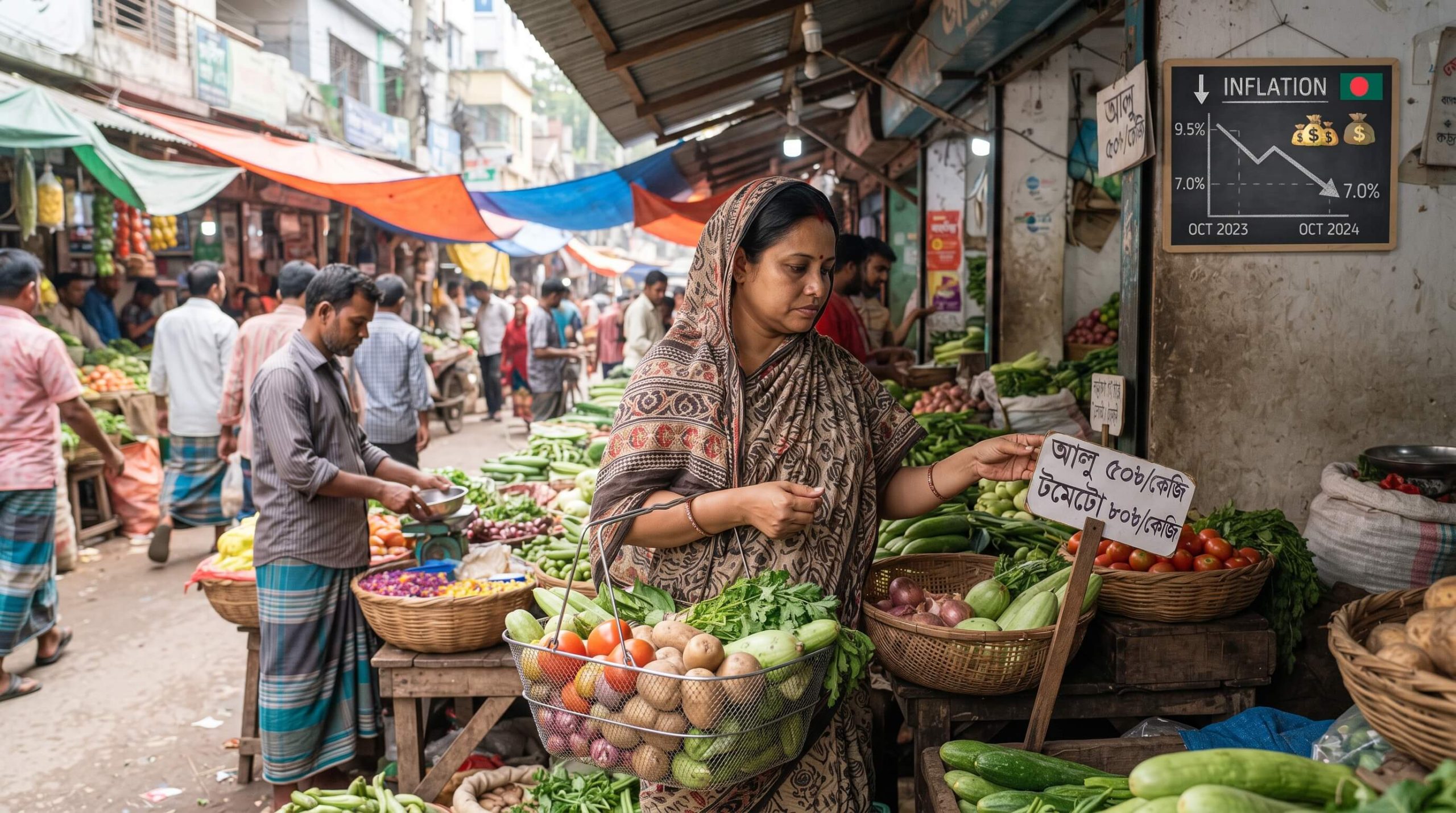 তিন মাস পর ৯ শতাংশের নিচে মূল্যস্ফীতি