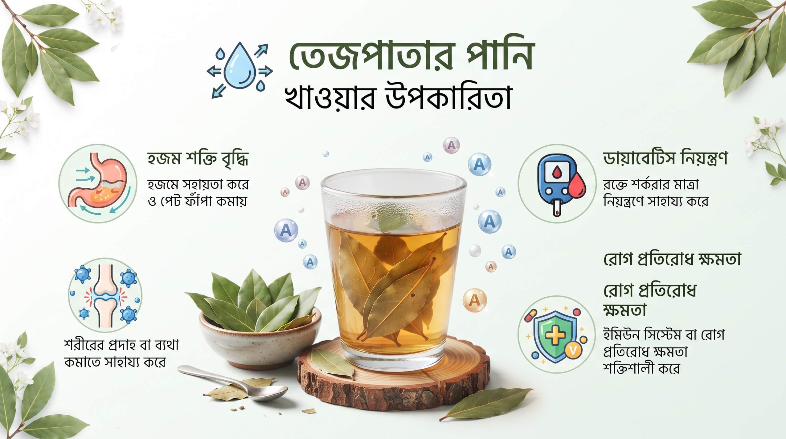 তেজপাতার উপকারিতা